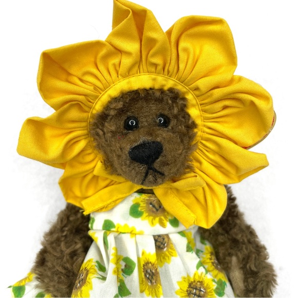Ty Beanie Susannah Sunflower Bear Plush Teddy - Picture 5 of 12